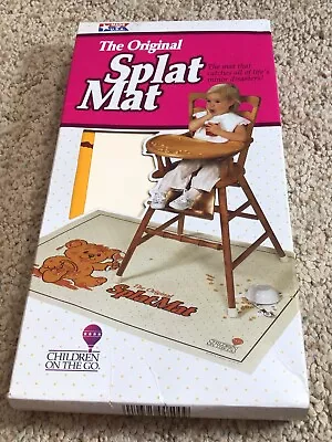 Vintage Children On The Go - The Original Splat Mat - For Baby High Chairs • $20