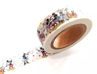 $6.40 • Buy 1PC Japanese Washi Tape -Walt Disney Mickey & Minnie Mouse 15mm X 10m