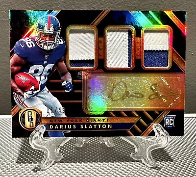 2019 Gold Standard DARIUS SLAYTON Rookie Patch Auto #/49 Autograph RPA🔥Giants • $40