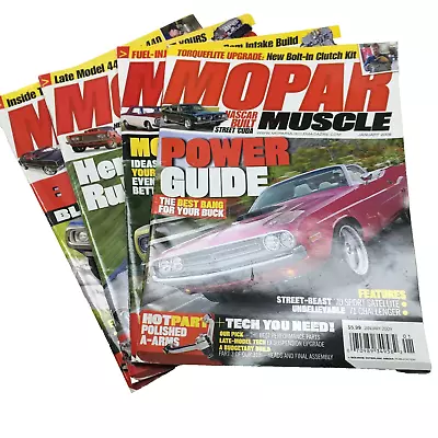 Lot Of 4 Mopar Muscle Magazine 2009 Jan Feb Mar & Apr • $15