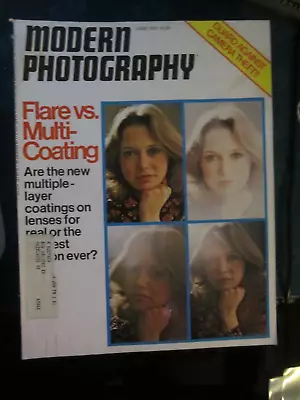 Modern Photography Magazine June 1975 Flare Vs. Multi Coating N • $14.99