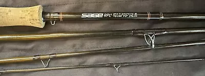 Sage RPL+ 9ft 8 Wt 4 Piece Fly Rod 890-4 Graphite Iii • $320