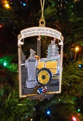 2020 Indianapolis Motor Speedway Christmas Brass Collector Ornament Indy 500 • $49.99