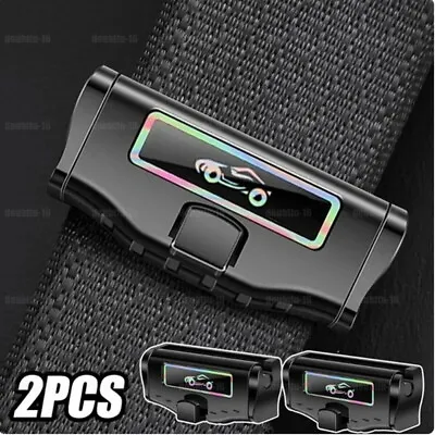 2pcs Car Accessories Seat Belt Holder Belt Limiter Safety Clips Buckle Car Parts • $8.42