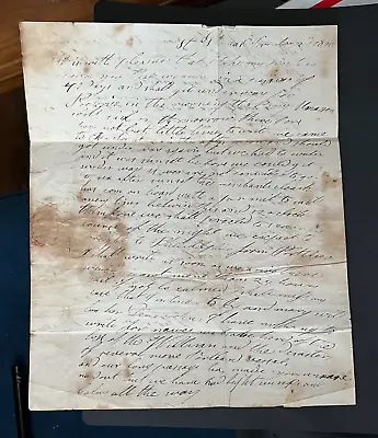 1826 St Thomas Virgin Islands West Indie Stampless Letter Ship Wreck Portland Me • $99.99