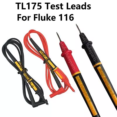 TL175 TwistGuard Test Lead Set For Fluke 116 TRMS HVAC Digital Multimeter NEW • £28.55