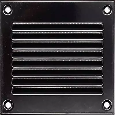  4 X 4'' Inch Air Vent Cover - Black - Metal Air Return Grill With Built In 1 • $19.85