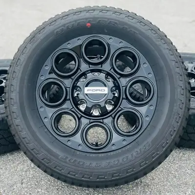 20  Black F250 F350 Wheels Rims Tires Factory Original Platinum Tremor 2023 2024 • $2745