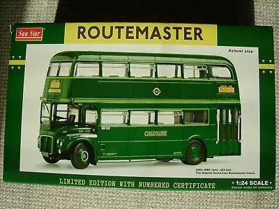 SUNSTAR LONDON AEC ROUTEMASTER BUS 1/24 RMC Route 715  See Description • £119.92