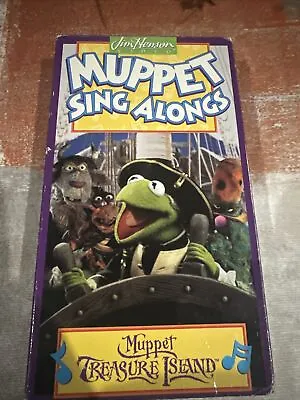 New Vintage Muppet Sing-Alongs - Muppet Treasure Island (VHS 1996) • $4.90