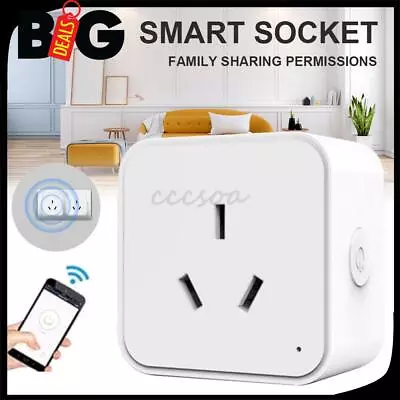 16A Tuya WiFi / Zigbee Smart AU Sockets Plug Voice Control For Alexa Google Home • $64.16