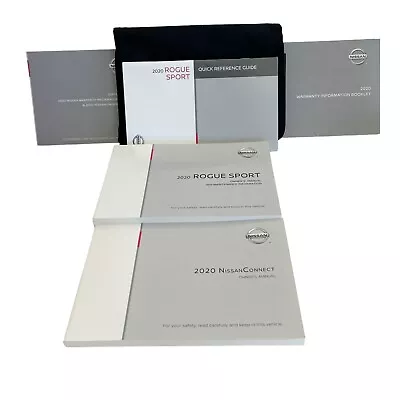 2020 Nissan Rogue Sport Owner's Manuals W/Case OEM Vehicle Automobile • £20.55