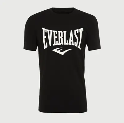 Everlast Mens Active Large Black/ White Gym/ Boxing T Shirt New • $39.95