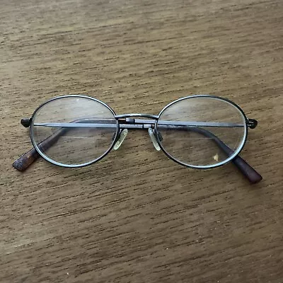 Flexon Titanium Alloy Eyeglass Frames Influence 48/19 140 Dark Gunmetal Worn • $39.99