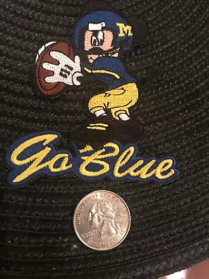 $6.99 • Buy University Of Michigan Wolverines Vintage Embroidered Iron On Patch 3.5” X 3”