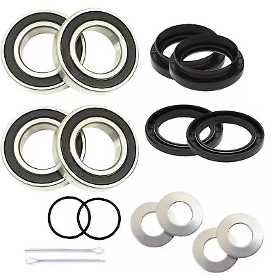 Both Front Wheel Bearing Seal For Yamaha  YFM660 Grizzly IRS 2002 • $38