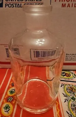 Pyrex F-3 Vintage Science Bottle  Glass Apothecary Chemistry Jar • $24