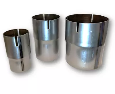 $33.99 • Buy 1 1/4  To 6  Exhaust Pipe Single Coupler Mild Steel Joiner Connector Slip Joint
