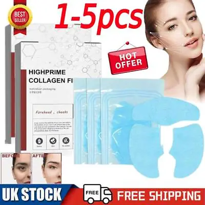 Skynpure-Pure Collagen FilmsHighprime Collagen Film Mask For Forehead Cheeks • £6.59