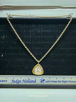 Vintage Lucerne Necklace Pendant Watch Women’s Swiss Parts/Repair Only • $25