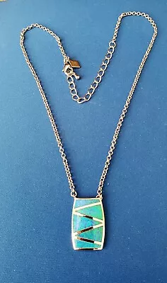 Montana Silversmith Retro Triangular Opal Necklace • $24.99