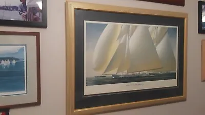 Maritime Art  Columbia Vs Shamrock  1899  America's Cup  Defense • $950