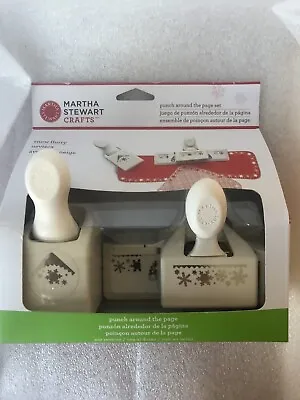 Martha Stewart Crafts “Snow Flurry” Paper Punch Around The Page New In Box • $15.99