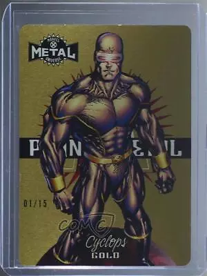 2020 Upper Deck Marvel X-Men Metal Universe Planet Gold 1/15 Cyclops #4PM 2oz • $274