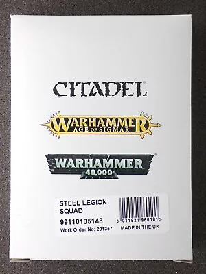 STEEL LEGION SQUAD - New Metal Warhammer 40K Astra Militarum Imperial Guard Army • $120.93