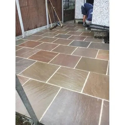 Bradstone Pine/raj Indian Sandstone 600x600 22mm Cal 10 M2 Pack 23106 Del Inc • £299