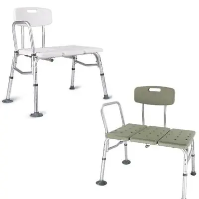 Medical Shower Chair Transfer Bench Height Adjustable Bath Tub With Arms • $59.99