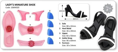 £13.25 • Buy JEM Ladies Miniature Shoe Cutter Set