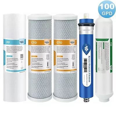 100 GPD RO Water Filter Replacement For APEC 5/6/7 Stage Reverse Osmosis System • $34.99