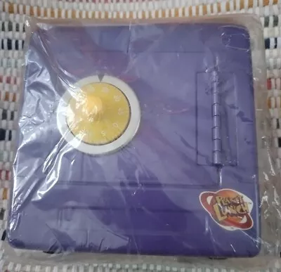 1997 Planet Lunch Safe Frito Lay Promo Purple Metal Combination Safe Bank • $19.99