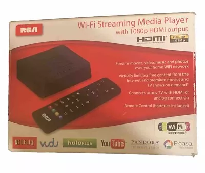 RCA DSB872WR WiFi Streaming Media Player With 1080p HDMI Output • $19.99