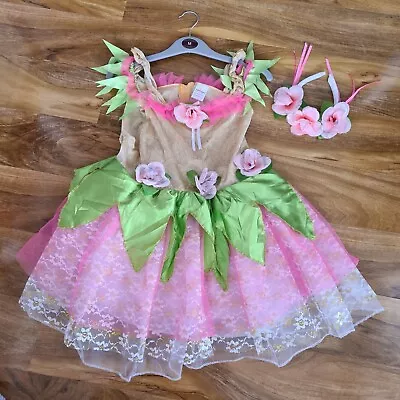 Girls Dressing Up Costume. Flower Girl/Fairy. Age 8-10 Years. • £10