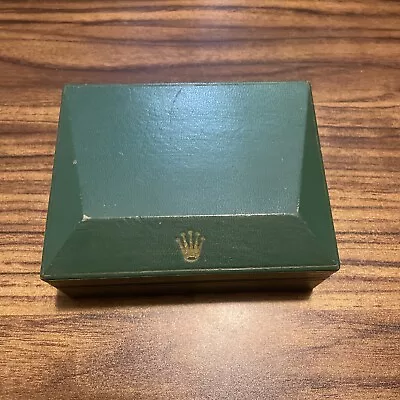 Vintage Green 'Coffin' Rolex Watch Presentation Box - C.1970’s • $220