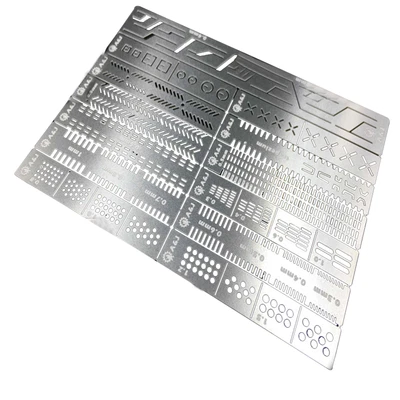$8.99 • Buy Model Stencil Templates Detail-up Scribing Line Drilling For 1/144 1/100 Gundam