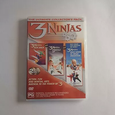 3 Ninjas Ultimate Collectors Pack 2 Disc Set DVD Action Region 4 LLM2  • $11.95