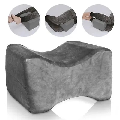 Memory Foam Leg Pillow Orthopaedic Firm Back Hips And Knee Support Cushion New • £8.95