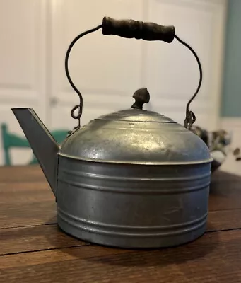 £32.88 • Buy Vintage REVERE Teapot Tea Kettle With Wooden Handle 1940's Era