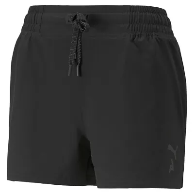 Puma Seasons Athletic Shorts Womens Black Casual Athletic Bottoms 52217301 • $14.99