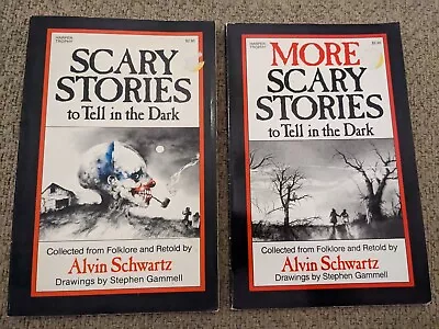 Scary Stories To Tell In The Dark More Scary Stories Lot Of Two Alvin Schwartz • $13.99