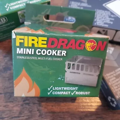 Fire Dragon Stainless Steel Multi-Fuel Cookers X2 And Heating Kit X2 Camping  • £2.95