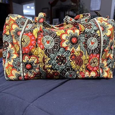 Vera Bradley Disney Perfect Petals Mickey Travel Duffel Bag & Large Tote • $41