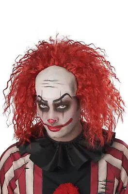 Brand New Clown Pattern Baldness Bald Cap Adult Wig (Red) • $11.88