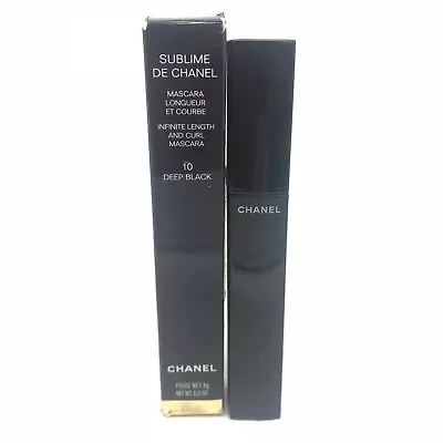 $24.21 • Buy CHANEL SUBLIME DE CHANEL Mascara ** 10 DEEP BLACK NIB ** SEE DETAILS