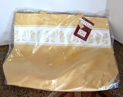 $29.95 • Buy Vintage Ciara Perfume Yacht Large Gold Travel Bag New Gift With Purchase 1980's