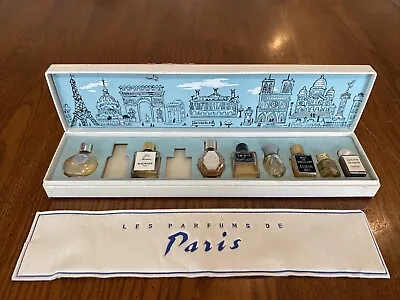 VTG Micro Miniature Commercial Perfume Bottles Set In Box Les Parfums De Paris • $27.54
