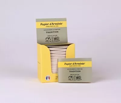 Papier D'Armenie Tradition Deodorise & Perfume Scented Papers Box Of 30 Booklets • £99.97